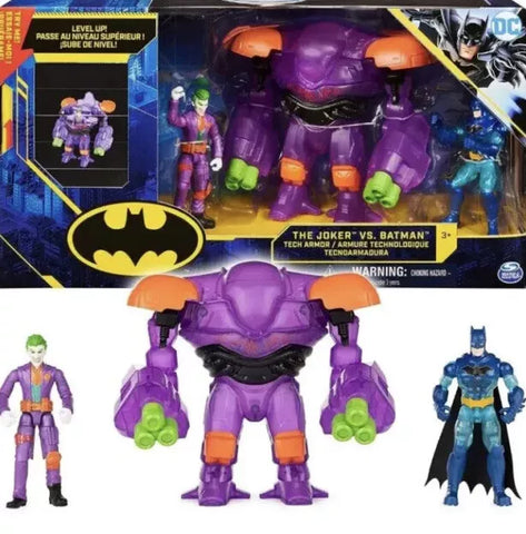 the Joker Vs Batman Tech Armor figures