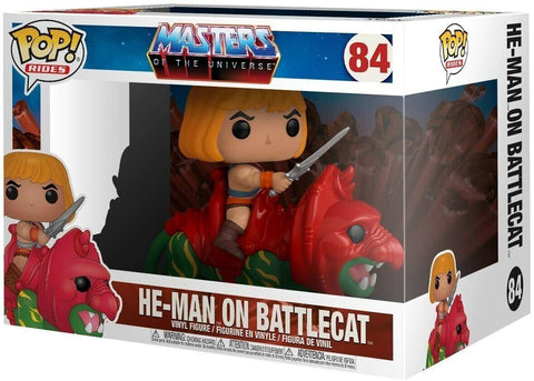 Funko Pop! MOTU He-Man on Battlecat #84