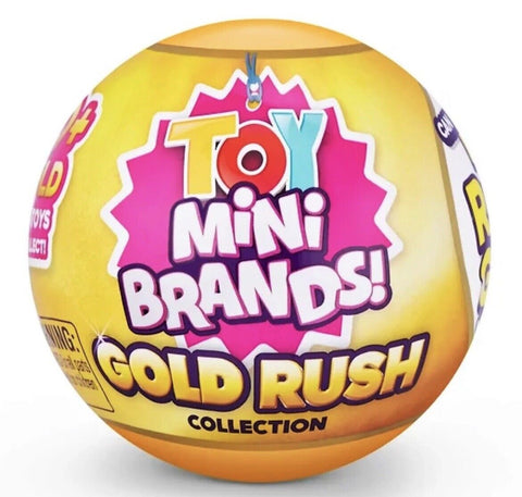 Toy Mini Brands Gold Rush Collection Surprise Ball