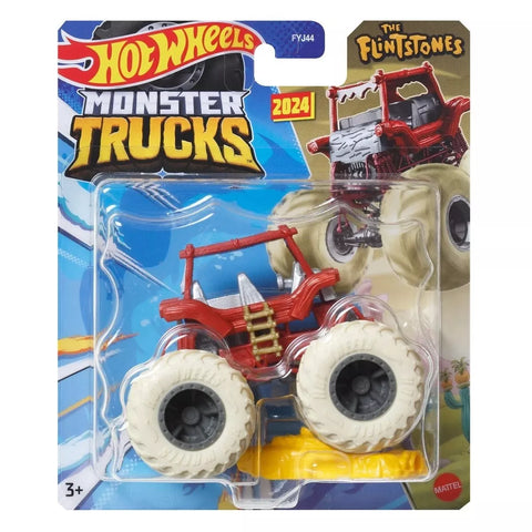 Hot Wheels Monster Trucks Character Cars the Flintstones