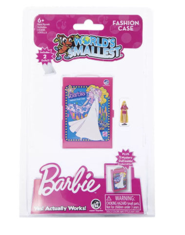 World's Smallest Barbie Fashion Case Totally Hair Barbie