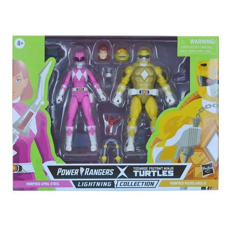 Power Rangers x TMNT Morphed April & Michelangelo