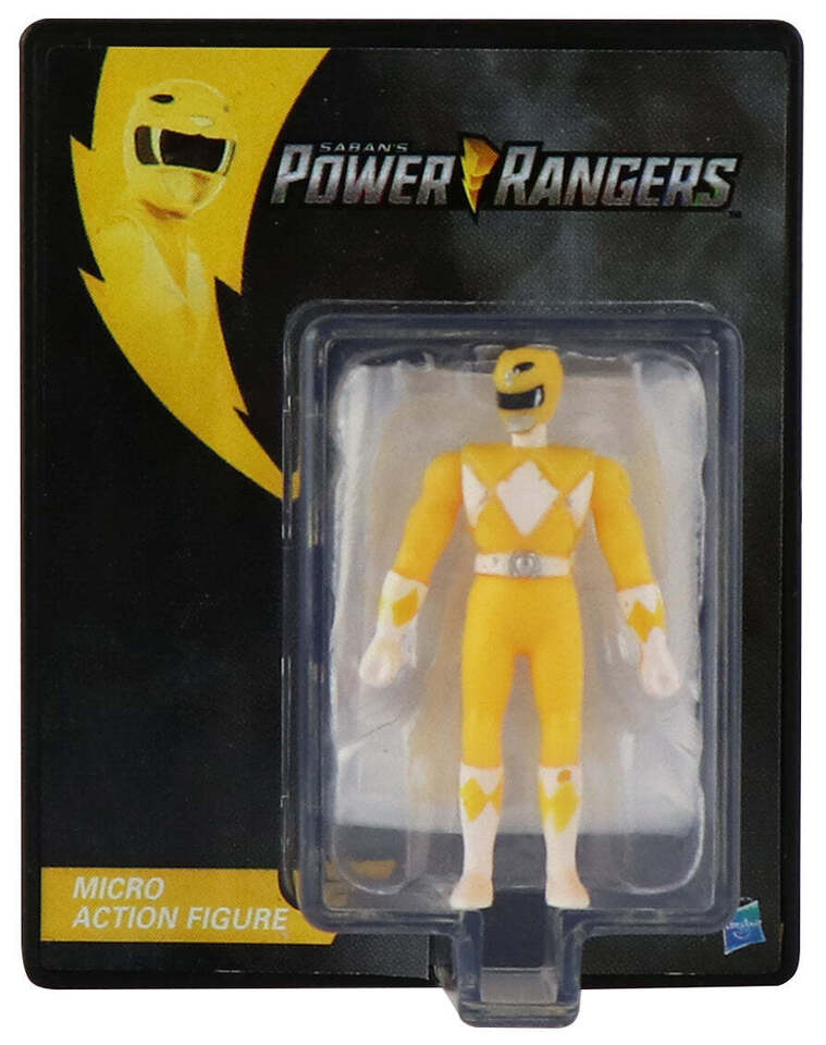 World's Smallest Micro Figures Power Rangers Yellow Ranger – geekedouttoys