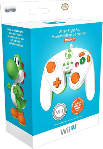 WiiU Yoshi Wired Fight Pad Controller