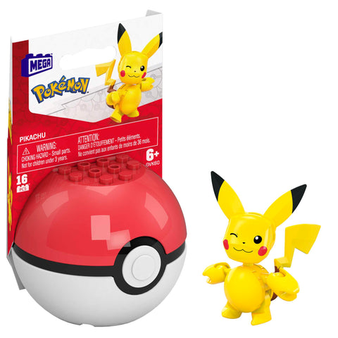 Mega Construx Pokemon Pokeball w/ Pikachu