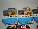 Hot Wheels Star Wars Character Cars lot of 8, Luke, Darth Vader, Yoda, Emperor