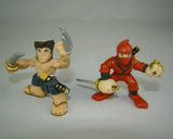 Marvel Super Hero Squad Samurai Wolverine Logan & Hand Ninja