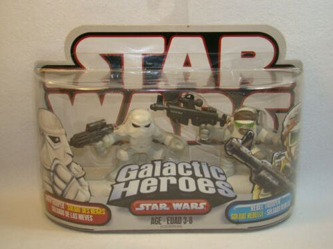 Star Wars Galactic Heroes Snowtrooper & Rebel Trooper