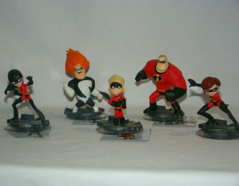Disney Infinity 1.0 the Incredibles lot of 5