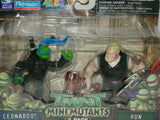 TMNT Mini Mutants figure 2-pack Leonardo & Hun