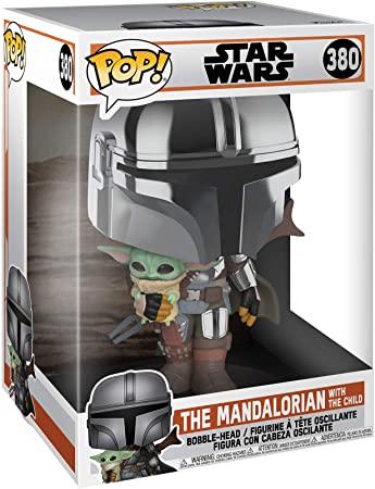 Funko Pop! Star Wars 10" the Mandalorian w/ the Child #380