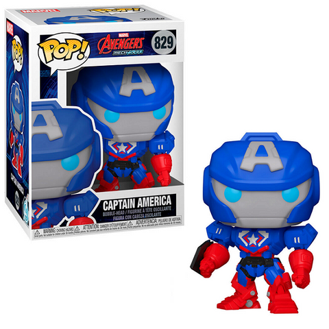 Funko Pop! Marvel Avengers Mech Strike Captain America #829