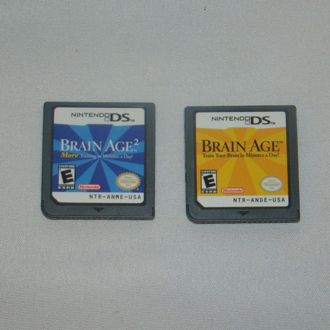 Nintendo DS Brain Age 1 & 2 game