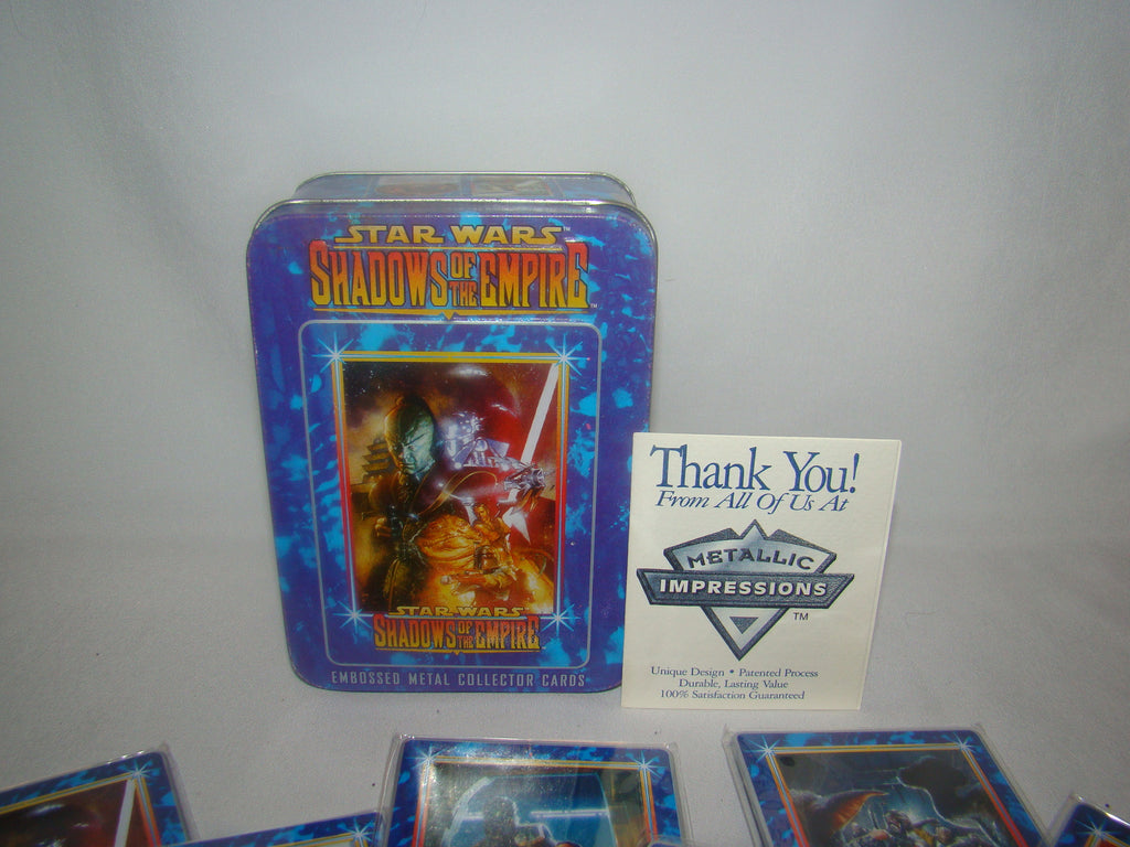 Star Wars Shadows of The Empire Embossed Metal Collector cards