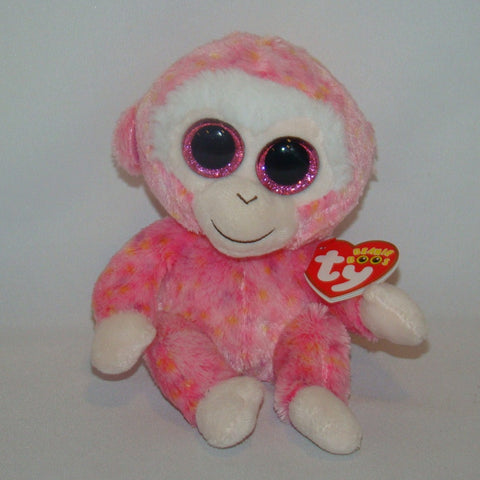 TY Beanie Boos RUBY Pink Monkey