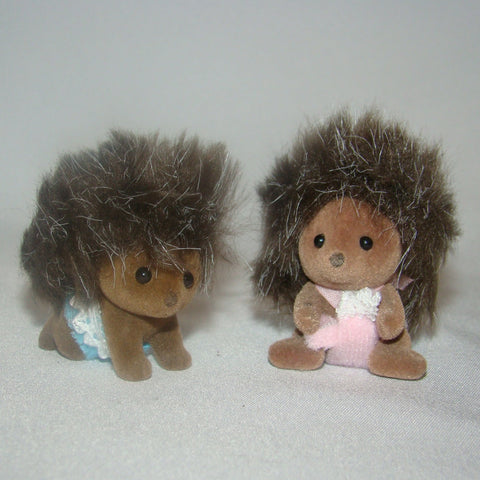  Calico Critters Baby Twin Hedgehogs