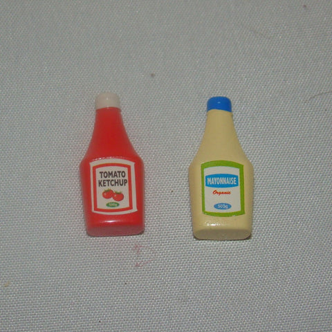 Calico Critters Replacement Ketchup & Mayonnaise