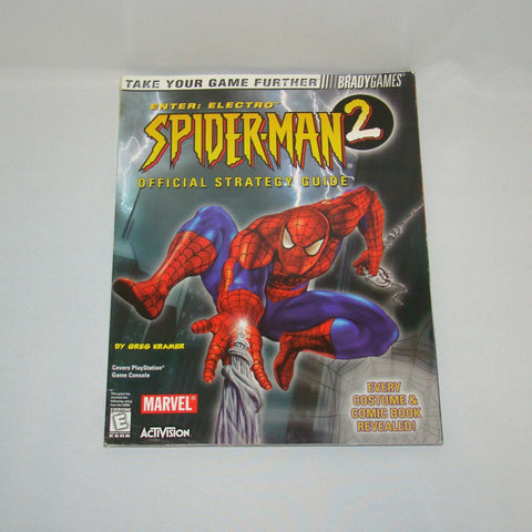 Official Bradygames Marvel Spider-Man 2 Enter: Electro Strategy Guide Book