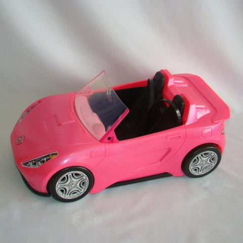 Barbie Glam Sparkling Pink Convertible Car