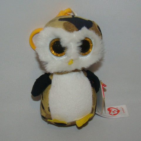 TY Beanie Boos OWLIVER the Owl Backpack Clip