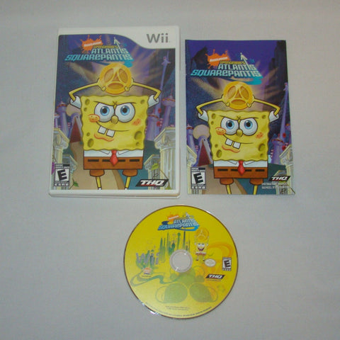 Wii Spongebob's Atlanstis Squarepantis game