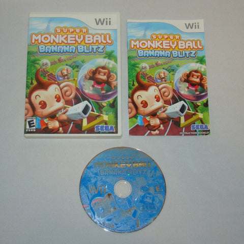 Wii Super Monkey Ball Banana Blitz game