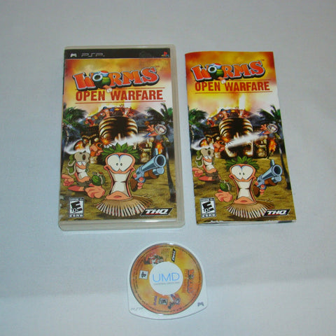 PSP Worms Open Warfare game