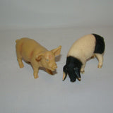 Schleich 2005 #13612 Swabian Hall Sow Pig & Pink Pig