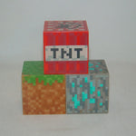 Minecraft TNT, Diamond, & Dirt Blocks