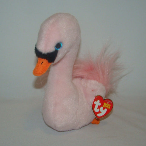 TY Original Beanie Babies ODETTE the Pink Swan