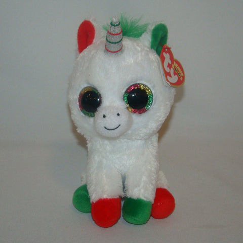 TY Beanie Boos CANDY CANE the Christmas Unicorn