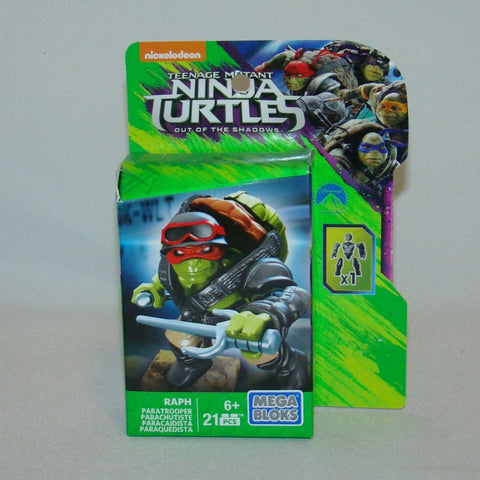 Mega Bloks TMNT Out of the Shadows Raph Paratrooper