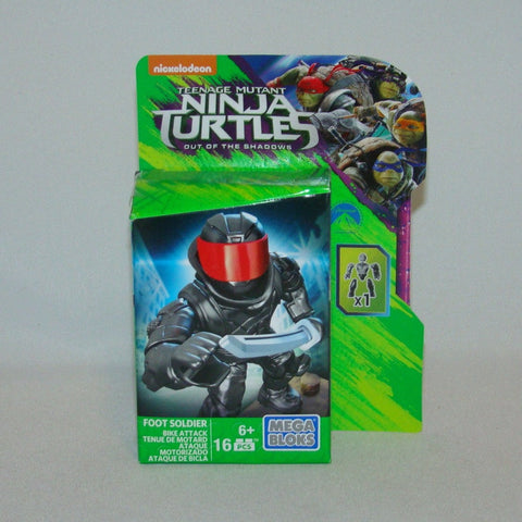 Mega Bloks TMNT Out of the Shadows Foot Soldier Bike Attack