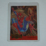 Fleer Marvel Metal Metal Blaster #12 of 18 Spider-Man