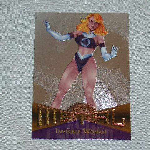 Fleer Marvel Metal Silver Flasher #33 Invisible Woman