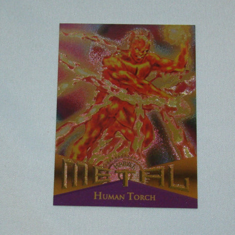Fleer Marvel Metal #32 Human Torch