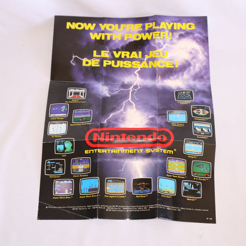 NES Now You're Playing With Power Poster