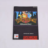 SNES We're Back! A Dinosaur's Story Instruction Booklet