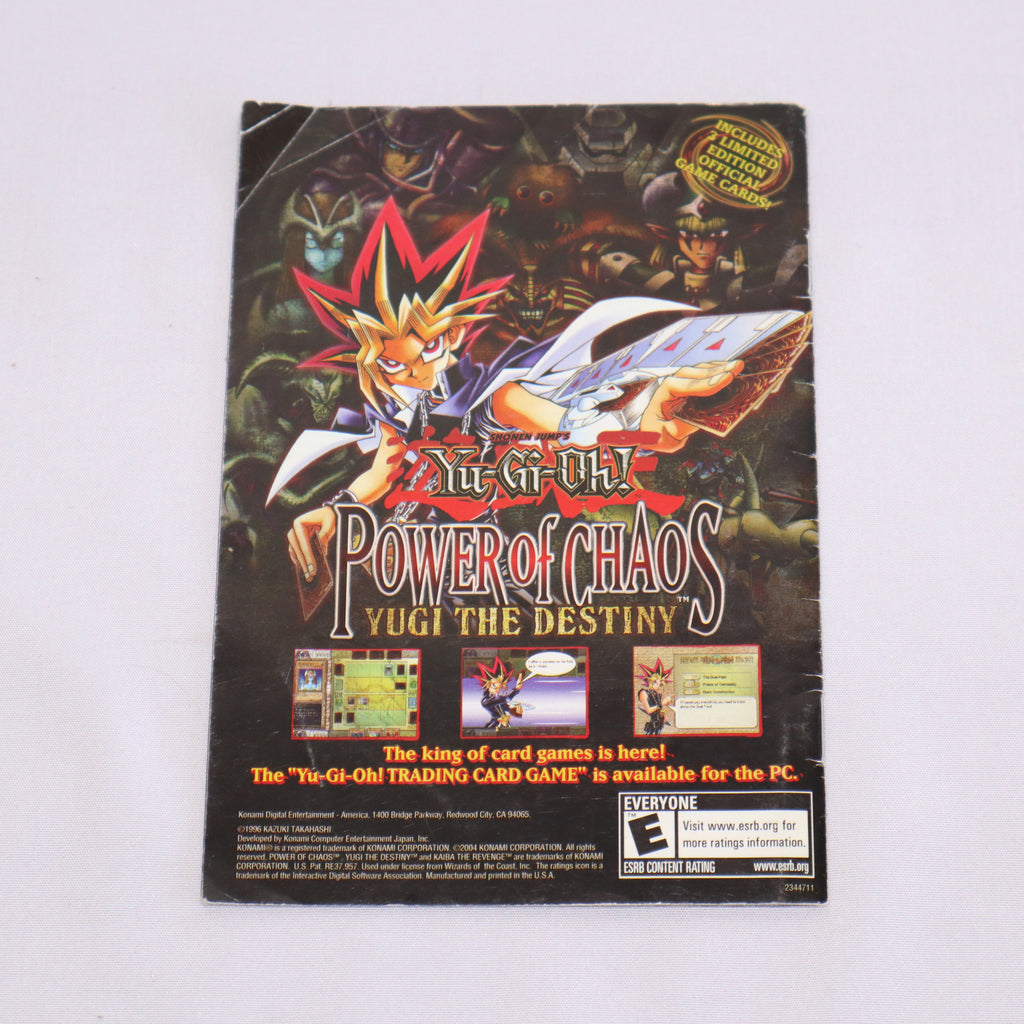 yugioh kaiba the revenge all cards unlocker PC Yu-Gi-Oh! Power of Chaos Kaiba the Revenge Manual – geekedouttoys