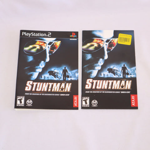 PS2 Stuntman Case Cover & Manual