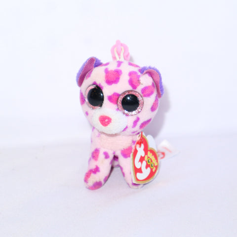TY Beanie Boos GLAMOUR the Pink Leopard
