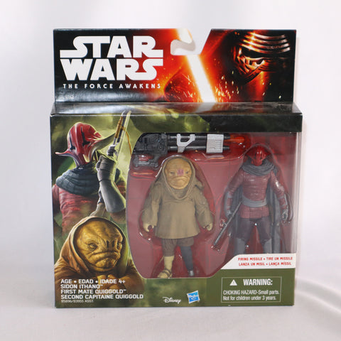 Star Wars the Force Awakens Sidon Ithano & First Mate Quiggold
