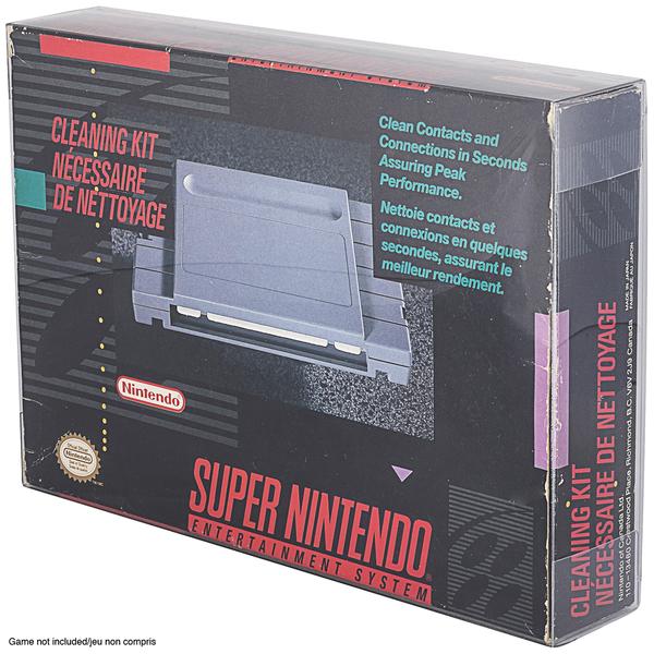 SNES Game Box Protective Display Case – geekedouttoys